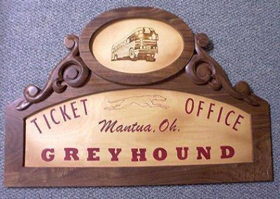 Greyhound Sign