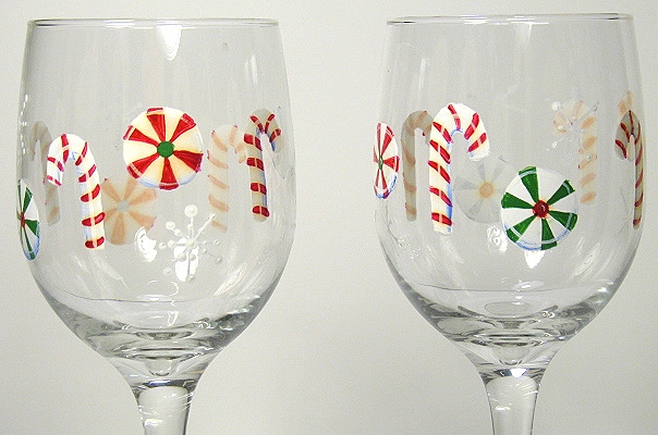 Wine Glasses - Candy