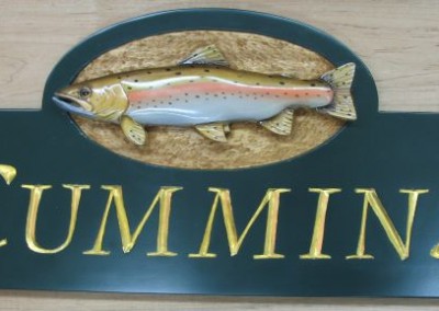 Fishing Themed Sign